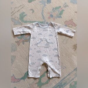 Kissy Love Cloud Print One Piece